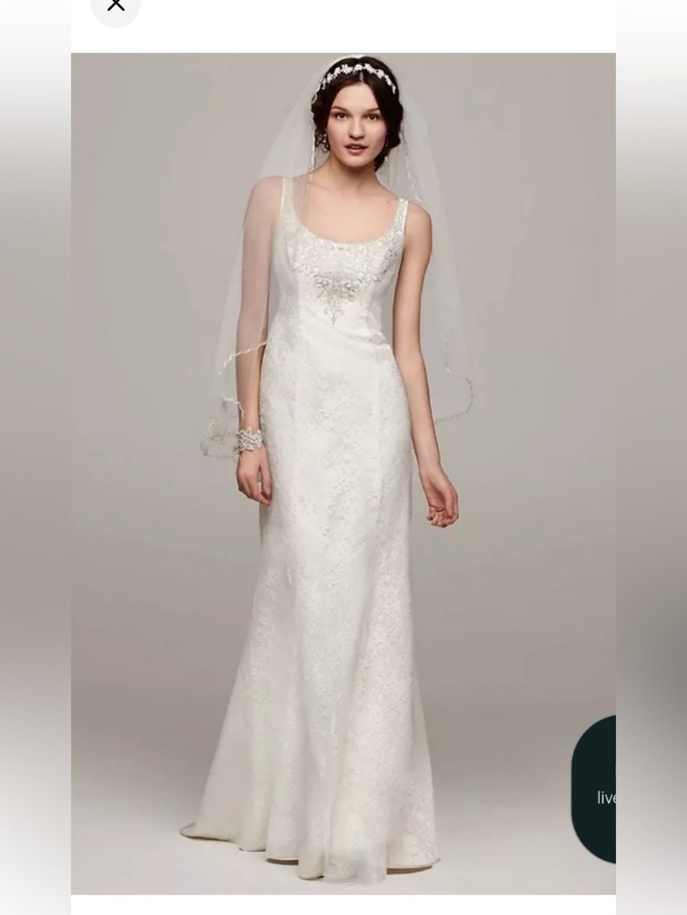 Elegant White Wedding Dress